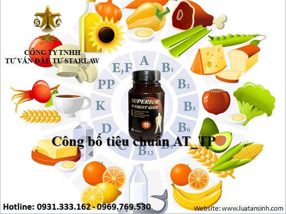 THỦ TỤC CÔNG BỐ TIÊU CHUẨN AN TOÀN VỆ SINH THỰC PHẨM