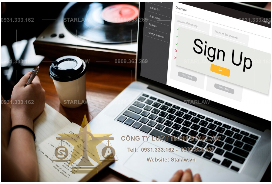 thủ tục đăng ký website